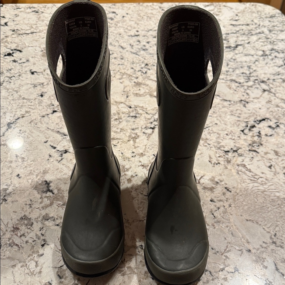 Bogs youth 3 Green Waterproof Boots